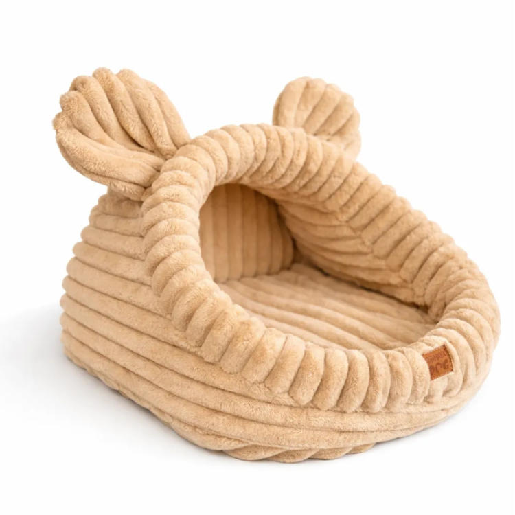 Kukaňa Golden Dog pre psa a mačku – 36 x 38 x 28 cm, béžová